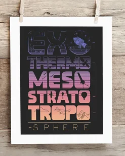 Cognitive Surplus Above the Earth Museum Print* Wall Art | Geology + Earth Science