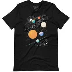Cognitive Surplus Across the Solar System Graphic Tee* Unisex Graphic Tees | Astronomy