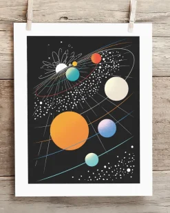 Cognitive Surplus Across the Solar System Museum Print* Wall Art | Astronomy