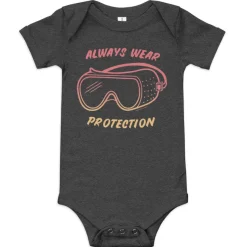 Cognitive Surplus Always Wear Protection Baby Bodysuit* Baby Bodysuits