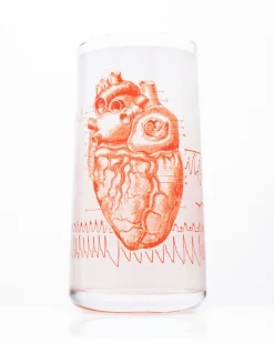 Cognitive Surplus Anatomical Heart Drinking Glass – Tumbler Glass | * Drinking Glasses | Medicine