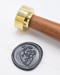 Cognitive Surplus Anatomical Heart Wax Seal | * Wax Stamps | Medicine