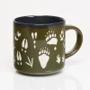 Cognitive Surplus Animal Tracks Mug - Hand Carved | * Mugs | Biology