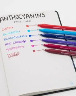 Cognitive Surplus Anthocyanins Fineliner Pens (Pack of 6)* Pens | Botany