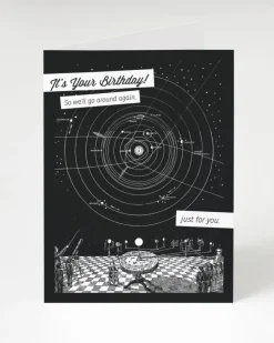 Cognitive Surplus Around Again Birthday Card - Astronomy Stationery | * Greeting Cards | Astronomy