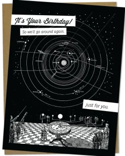 Cognitive Surplus Around Again Birthday Card - Astronomy Stationery | * Greeting Cards | Astronomy