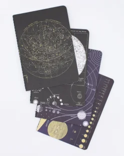 Cognitive Surplus Astronomy Pocket Notebooks Set of 4 | Space Notebooks* The Research | Astronomy