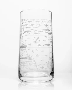Cognitive Surplus Beneath the Waves Drinking Glass - Marine Biology | * Drinking Glasses | Marine Biology