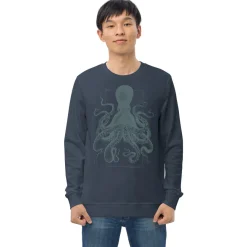 Cognitive Surplus Beware the Kraken Sweatshirt - Organic* Sweatshirts | Marine Biology
