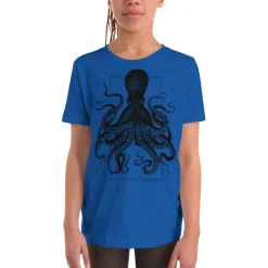 Cognitive Surplus Beware the Kraken Youth Graphic Tee* Youth Graphic Tees | Marine Biology