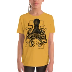 Cognitive Surplus Beware the Kraken Youth Graphic Tee* Youth Graphic Tees | Marine Biology