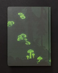 Cognitive Surplus Bioluminescent Mushrooms Dark Matter Notebook* Black Paper Notebooks | The Dark Matter