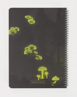 Cognitive Surplus Bioluminescent Mushrooms Spiral Notebook | * The Helix | Botany