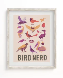 Cognitive Surplus Bird Nerd Art Print - Ornithology | * Wall Art | Ornithology