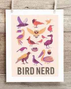 Cognitive Surplus Bird Nerd Art Print - Ornithology | * Wall Art | Ornithology