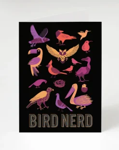 Cognitive Surplus Bird Nerd Greeting Card - Science Stationery | * Greeting Cards | Ornithology