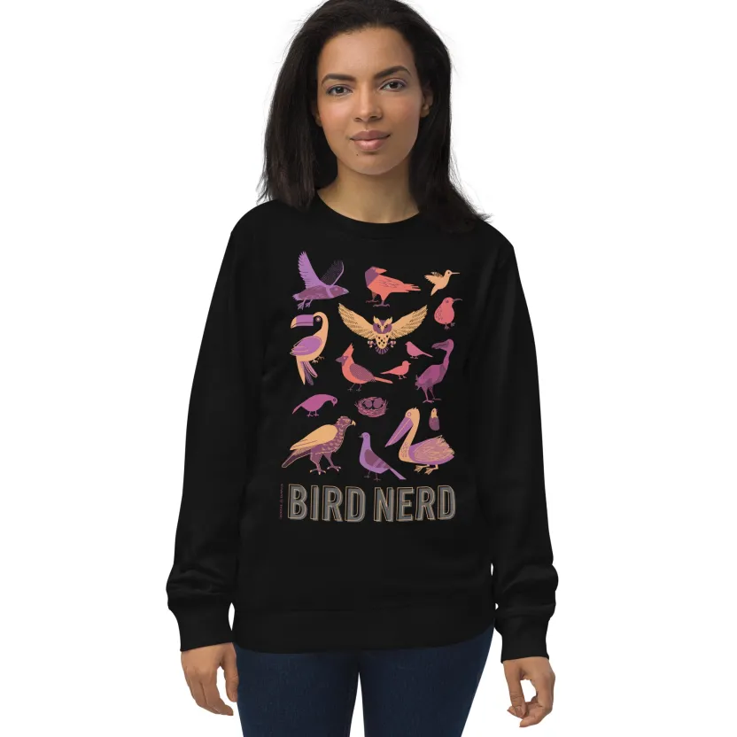 Cognitive Surplus Bird Nerd Sweatshirt - Organic* Sweatshirts | Ornithology