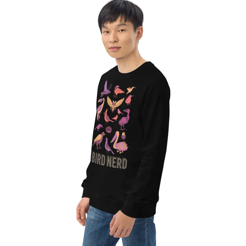 Cognitive Surplus Bird Nerd Sweatshirt - Organic* Sweatshirts | Ornithology