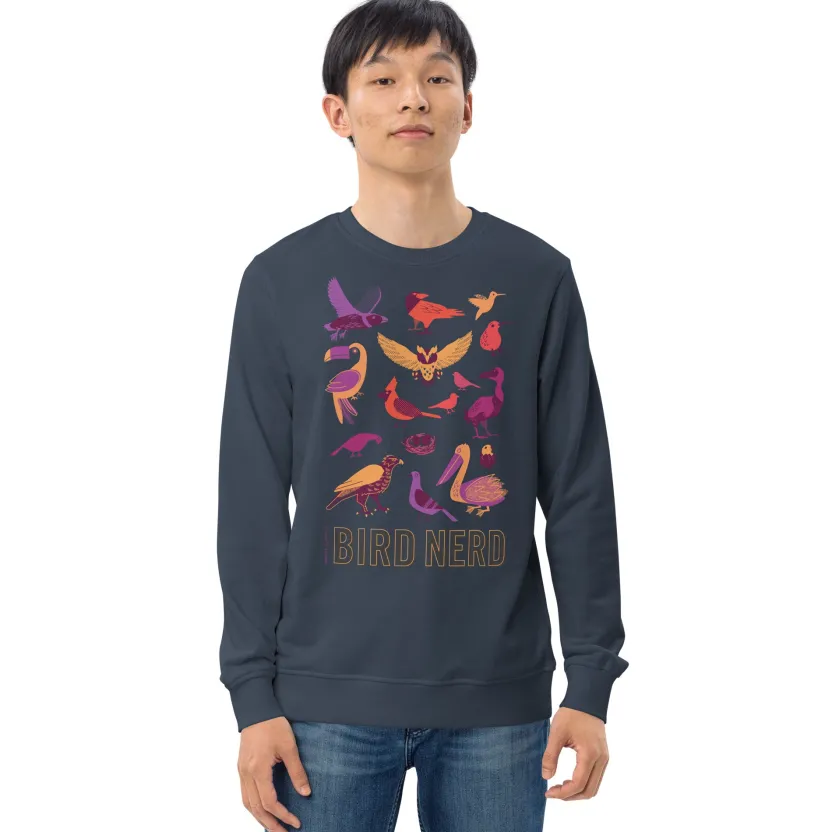 Cognitive Surplus Bird Nerd Sweatshirt - Organic* Sweatshirts | Ornithology