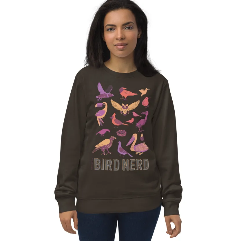 Cognitive Surplus Bird Nerd Sweatshirt - Organic* Sweatshirts | Ornithology