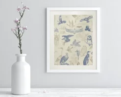 Cognitive Surplus Birds of Prey Scientific Illustration Art Print | * Wall Art | Ornithology