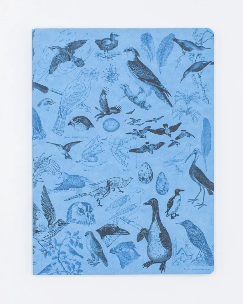Cognitive Surplus Birds Softcover Notebook | Botanical Print Journal* The Experiment | Ornithology