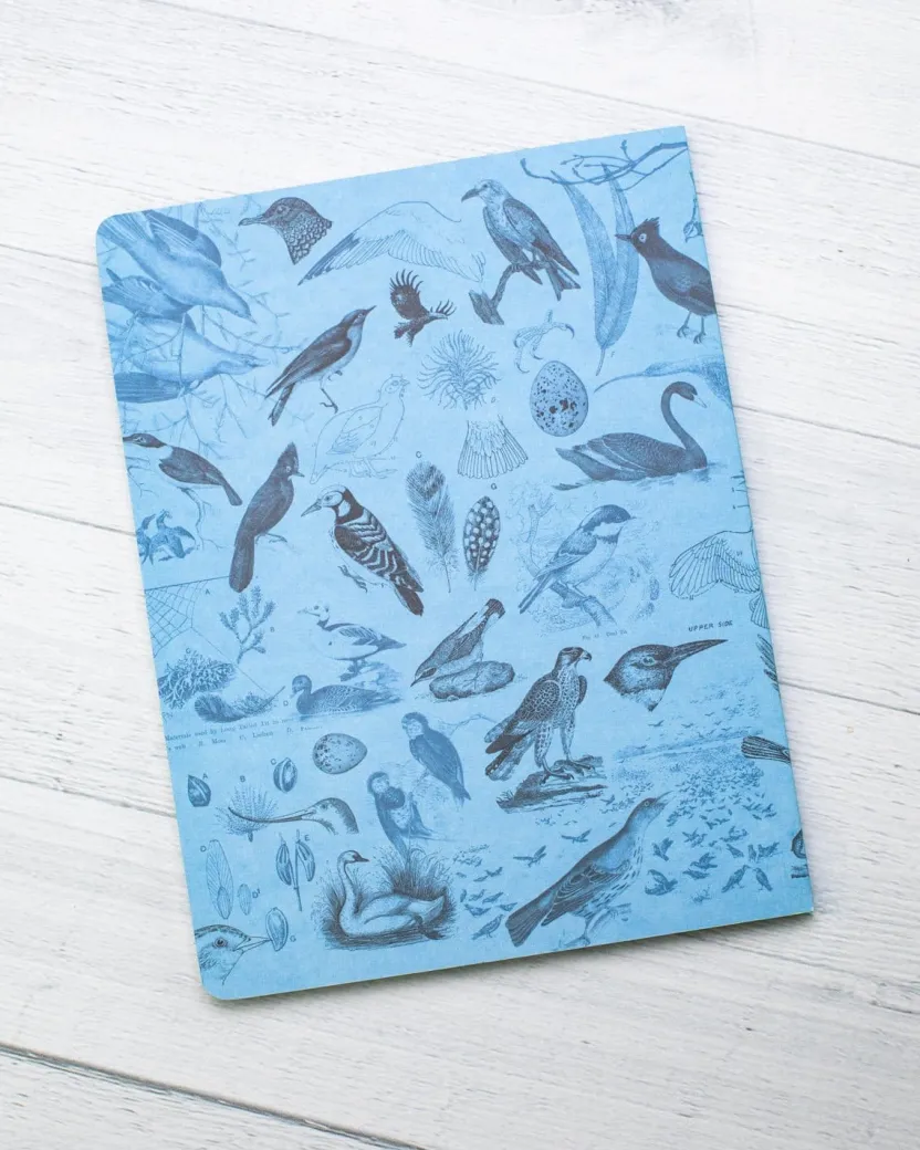 Cognitive Surplus Birds Softcover Notebook | Botanical Print Journal* The Experiment | Ornithology