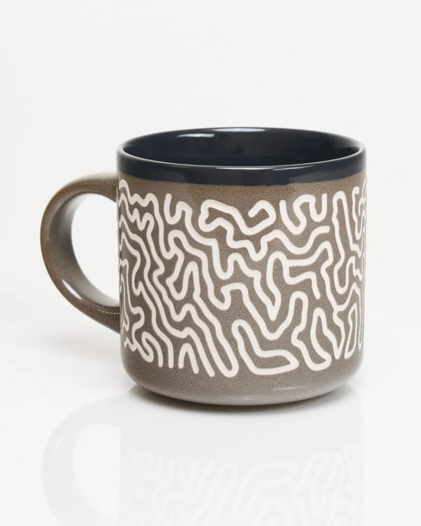 Cognitive Surplus Brain Coral Mug - Hand Carved | * Mugs | Psychology