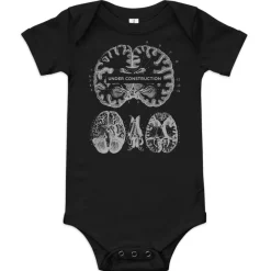 Cognitive Surplus Brain Under Construction Baby Bodysuit* Baby Bodysuits | Medicine