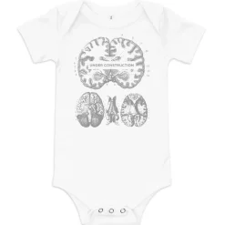 Cognitive Surplus Brain Under Construction Baby Bodysuit* Baby Bodysuits | Medicine