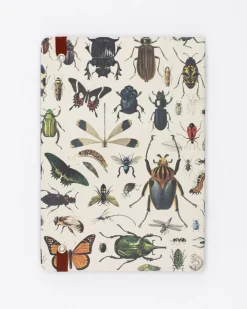 Cognitive Surplus Butterflies & Beetles A5 Softcover Notebook - Dotted Lines | * The Analysis | Entomology