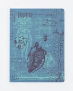 Cognitive Surplus Cardiology Notebook | Anatomical Heart Softcover Journal* The Experiment | Medicine