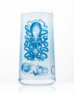 Cognitive Surplus Cephalopods Drinking Glass - Octopus Tumbler Glass | * Drinking Glasses | Marine Biology