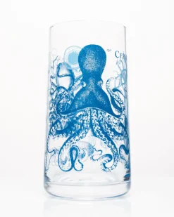 Cognitive Surplus Cephalopods Drinking Glass - Octopus Tumbler Glass | * Drinking Glasses | Marine Biology