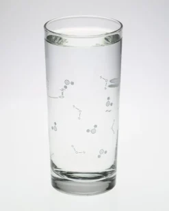 Cognitive Surplus Chemistry of Water Tumbler Glass | Chemistry Gift* Drinking Glasses | Pharmacy