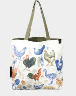 Cognitive Surplus Chickens & Eggs Tote Bag | Reversible Tote* Tote Bags | Veterinary Science