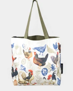 Cognitive Surplus Chickens & Eggs Tote Bag | Reversible Tote* Tote Bags | Veterinary Science