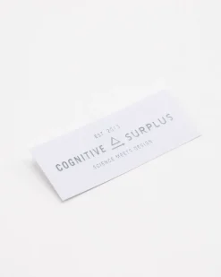 Cognitive Surplus Logo Silver Sticker* Stickers