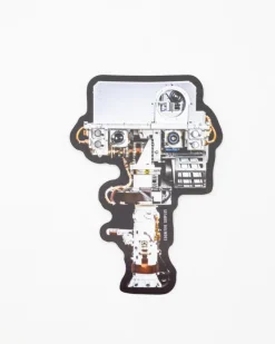 Cognitive Surplus Curiosity Rover Head Sticker* Stickers | Physics