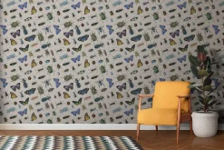Cognitive Surplus Diagonal Butterflies and Beetles Wallpaper* Wallpaper | Entomology