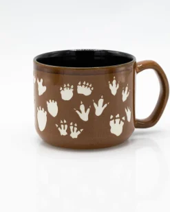 Cognitive Surplus Dinosaur Footprints Mug - Hand Carved | * Mugs | Paleontology