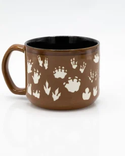 Cognitive Surplus Dinosaur Footprints Mug - Hand Carved | * Mugs | Paleontology