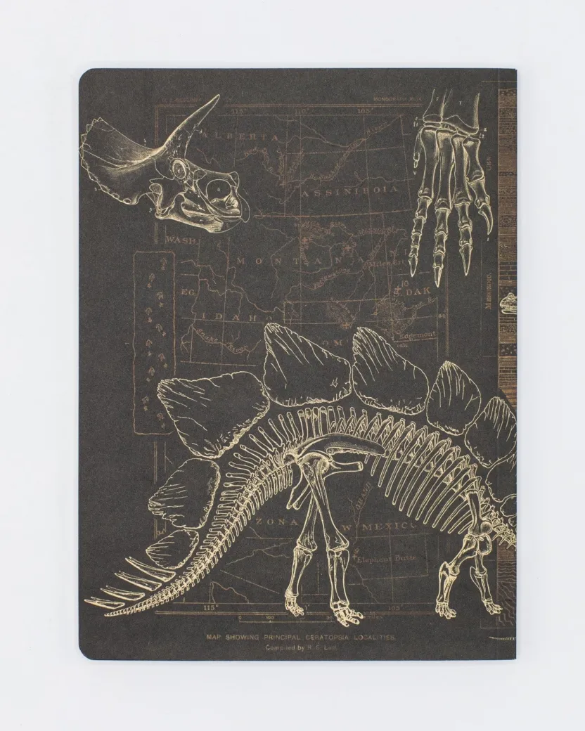Cognitive Surplus Dinosaur Softcover Notebook | Paleontology Dotted Journal* The Experiment | Paleontology