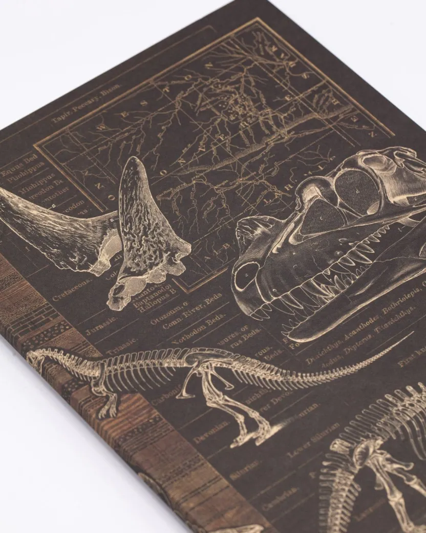 Cognitive Surplus Dinosaur Softcover Notebook | Paleontology Dotted Journal* The Experiment | Paleontology