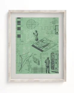 Cognitive Surplus Early Computers Museum Print | Programmer Gift* Wall Art | Physics