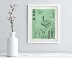 Cognitive Surplus Early Computers Museum Print | Programmer Gift* Wall Art | Physics