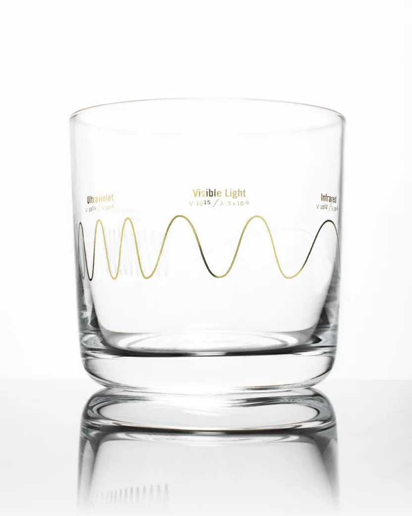 Cognitive Surplus Electromagnetic Spectrum Whiskey Glass - Scotch Glass | * Rocks Glasses | Engineering