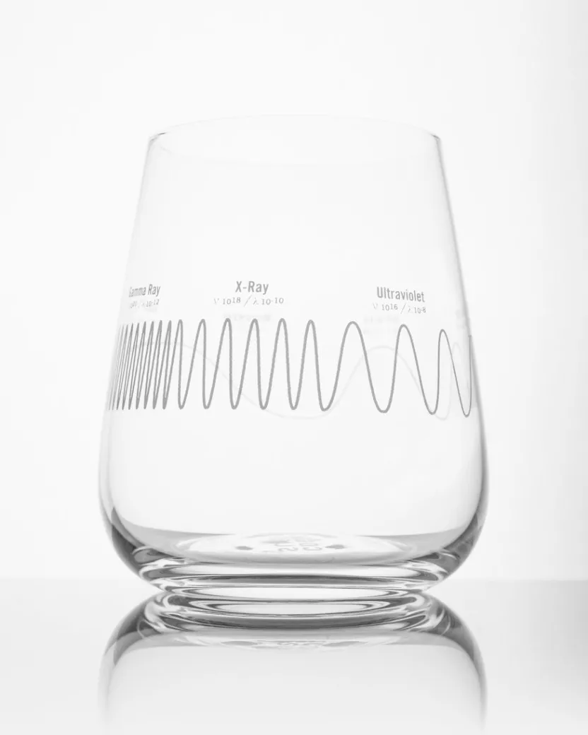Cognitive Surplus Electromagnetic Spectrum Wine Glass | * Wine Glasses | Engineering