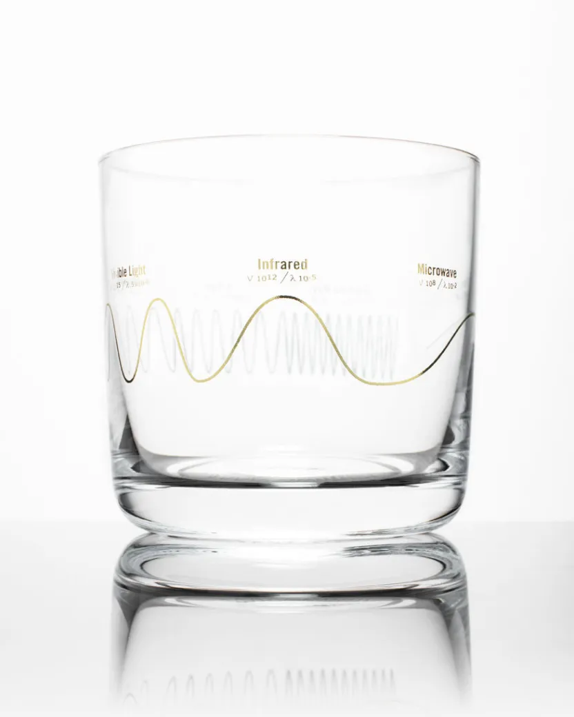 Cognitive Surplus Electromagnetic Spectrum Whiskey Glass - Scotch Glass | * Rocks Glasses | Engineering