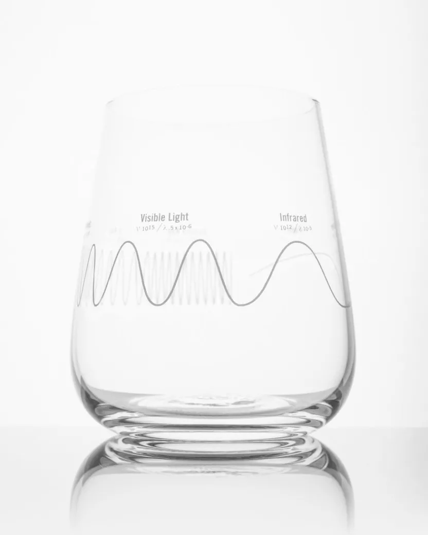 Cognitive Surplus Electromagnetic Spectrum Wine Glass | * Wine Glasses | Engineering